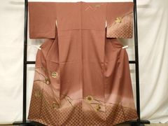 鬼しぼちりめん 訪問着 金彩 正絹 躾糸付き HKT074 - メルカリ