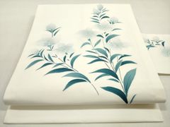 平和屋着物▽上質な紬　単衣　松葉文　正絹　逸品　DAAU3976du 平和屋着物▽上質な紬 単衣 草花文 正絹 逸品 AAAZ9263fy - メルカリ