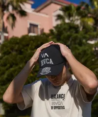 【SALE】2026春夏 新品【RVCA/ルーカ/ルカ】RVCA DIMENTION CAP キャップ BKW メンズF BG04A906のサムネイル