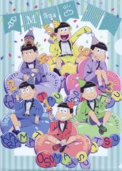 [중고] 클리어 파일 집합(풍선 생일 ver.) A4 클리어 파일 신작 일러스트 [오소마츠씨]
