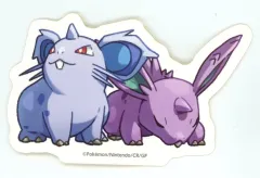【中古】シール・ステッカー ニドラン♂＆ニドラン♀ ポケパークステッカー 「ポケットモンスター ポケパーク カントー」