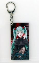 未使用】初音ミク 巡音ルカ magnet パッケージ アクリルキーホルダー
