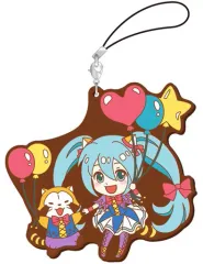 【中古】ストラップ(キャラクター) 初音ミクA おっきめラバーストラップ 「初音ミク×ラスカル 2019」