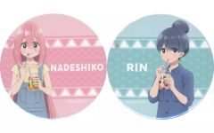 ③⑭ ゆるキャン△ 　志摩リン　各務原なでしこ　など　缶バッジ ゆるキャン△ 志摩リン 各務原なでしこ 缶バッジ2種セット - メルカリ
