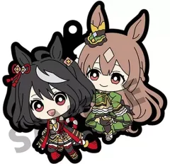 【中古】キーホルダー キタサンブラック＆サトノダイヤモンド 「ウマ娘 プリティーダービー ラバーマスコット バディコレ」