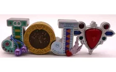 【中古】トレーディングフィギュア 第2部 戦闘潮流 ジョジョの奇妙な冒険 LOGO de Collection 「一番くじ ジョジョの奇妙な冒険 The Gathering of STARS」 H賞