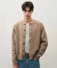 即完売 ライトキャメル T/C CREW COMPACT CARDIGAN - メルカリ