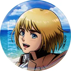 【中古】バッジ・ピンズ アルミン・アルレルト 「進撃の巨人 The Final Season 完結編(オーシャン)×カラオケの鉄人 ～The Best Collection 2020-2024～ トレーディング缶バッジ」