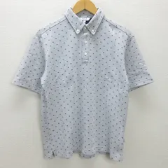 g■エーグル/AIGLE 半袖ポロシャツ/ボタンダウン【M】灰系/men's/4【中古】■のサムネイル