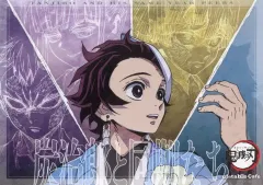 【中古】ランチョンマット 炭治郎と同期たち 紙製ランチョンマット 「鬼滅の刃×ufotable Cafe×マチ★アソビCAFE テレビアニメ『鬼滅の刃』シリーズ全編再放送 コラボレーションカフェ ～結んだ縁～ 第一期テーマ『竈門家』『鱗滝一門』『炭治郎と同期た