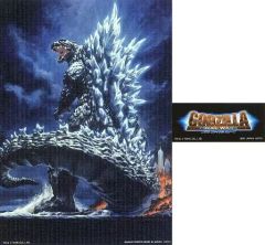 [중고] 캔버스 보드 · 캔버스 아트 고질라 FINAL WARS 캔버스 스타일 일러스트 보드 & 로고 스티커 [이치 반 쿠지 고질라-1.0] G상