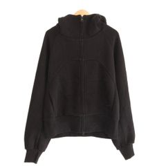 Ron Herman ロンハーマン ダメージ加工 ジップアップパーカー XL 黒