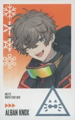 【中古】キャラカード アルバーン・ノックス(箔押し) 「バーチャルYouTuber にじさんじ NIJISANJI EN Noctyx Winter Start Dash! ランダムチェキ風カード」