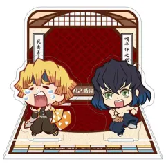 【中古】アクリルスタンド・アクリルパネル 02.善逸＆伊之助 アクリルジオラマスタンド Vol.2 「鬼滅の刃」