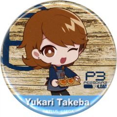 [중고] 배지 핀즈 타케바 유카리 (노멀) [페르소나 3 리로드 / 페르소나 5 더 로얄 × R Baker Collaboration Cafe 캔 배지 P3R]