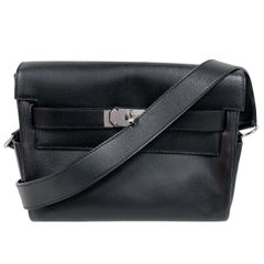 エルメス HERMES デッラカヴァッレリア ミニ W刻 ブラック ゴールド