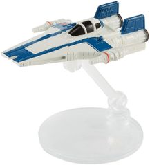 스타 워즈/마지막 제다이 2017 핫 윌 다이캐스트 스타쉽스 1팩 레지스탕스 A 윙 스타 파이터 / STAR WARS : THE LAST JEDI HOT WHEELS STARSHIPS RESISTANC