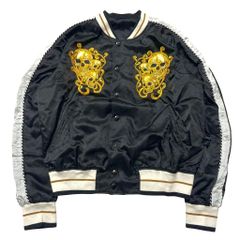 清木場俊介 CRAZY JET スカル刺繍 スカジャン archive y2k - メルカリ
