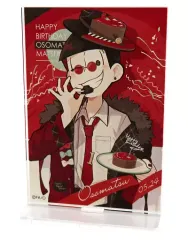 【中古】アクリルスタンド・アクリルパネル おそ松 「おそ松さん×mixx garden COLLABOLATION CAFE 第2弾 トレーディングアクリルスタンド(スクエア)」