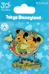 【中古】バッジ・ビンズ ミッキー＆ミニー ピンバッジ 「ディズニー・スターフェスティバル2013」 東京ディズニーランド限定