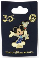 東京ディズニーランド 20周年記念 ピンバッジ ミッキー - メルカリ