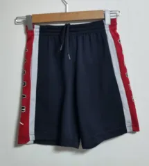キッズ) 6-7歳) NIKE ジョーダン ブラック+レッド 機能性 ハーフパンツ