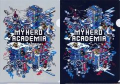[중고] 클리어 파일 집합 PIXEL ART HEROES A4 클리어 파일 2종 세트 [내 히어로 아카데미아]