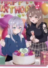 [중고] 클리어 파일 생일 A4 클리어 파일 [추첨 메이트 때때로 보소와 러시아어로 데레하는 옆의 아야 씨] D-5 상