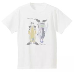 [중고] 티셔츠 (캐릭터) 태공망 & 양젠 티셔츠 화이트 레이디스 S 사이즈 [패호 봉신 연의]