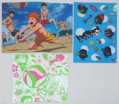 歌川広重 x PEANUTS・水木しげる・サンリオ クリアファイル日本橋 朝之 