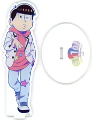 【中古】アクリルスタンド・アクリルパネル おそ松(K-POP) スキ松 アクリルスタンド 描き下ろしver. 「おそ松さん 10周年記念POPUP＆展示会 6×10! laughing wins!」
