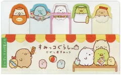 【中古】ノート・メモ帳 だがし屋すみっコテーマ(グリーン) インデックス付箋メモ 「すみっコぐらし」