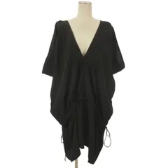 リミフゥ LIMI feu ヨウジヤマモト Te/Pe DECIN DRESS WITH DRAWCORD ワンピース ノースリーブ LJ-D26-500 ブラック 2のサムネイル