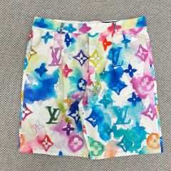 超美品 LOUIS VUITTON モノグラム ウォーターカラー ハーフパンツ