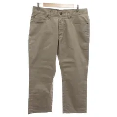 メンズメルローズ MEN'S MELROSE 美品 チノパン テーパード クロップド ヘリンボーン 4 ベージュ /YJ ■YHS12のサムネイル