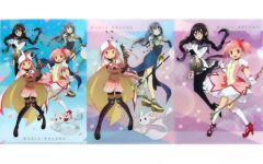 【中古】クリアファイル 集合 A4クリアファイルセット(3枚組) 「マギアレコード 魔法少女まどか☆マギカ外伝 コネクト」 ローソン限定