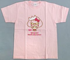 [중고] 티셔츠 히메 & 헬로 키티 티셔츠 핑크 XL 사이즈 [Splatoon2 (스플라툰 2) × 산리오 캐릭터즈]