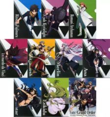 [중고] 클리어 파일 전 10종 세트 A4 클리어 파일 [Fate/Grand Order - 절대 마수 전선 바빌로니아-×세가] UFO 캐쳐 플레이 특전
