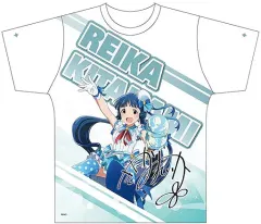 【中古】Tシャツ(キャラクター) 北上麗花 両面フルグラフィックTシャツ ホワイト×ブルー Lサイズ 「アイドルマスター ミリオンライブ!」