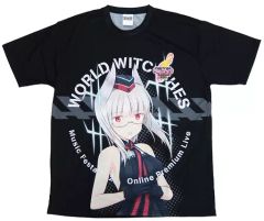 [중고] 의류 하이데마리 풀 그래픽 티셔츠 블랙 프리 사이즈 [월드위치즈 뮤직 페스타 2020 Online Premium Live]