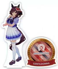 ウマ娘 ジェンティルドンナ アクリルスタンド 缶バッジ 制服 セット