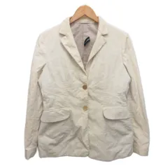 ジルサンダー JIL SANDER テーラードジャケット ブレザー シングル 2B 白 ホワイト 38 ■IBO91のサムネイル