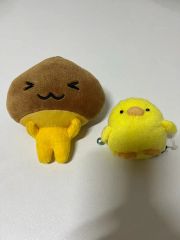 ラスト なめこ栽培キット ビーズ入り マスコット ストラップ 2個 入手 