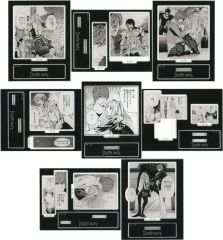 [중고] 아크릴 스탠드 아크릴 패널 전 8 종 세트 [DEATH NOTE -My Dear Light- POP UP SHOP 미니 아크릴 스탠드 Misa & Light collection]