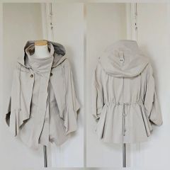 美品】フォクシーニューヨーク スプリングコート レイニーコクーン 40