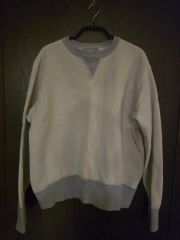 60s vintage sweat 前Vガゼット リブ配色 ビンテージスウェット - メルカリ