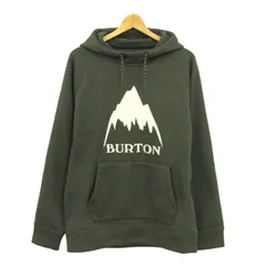 バートン パーカー トップス 長袖 プルオーバー スウェット メンズ Mサイズ グリーン BURTON 【中古】のサムネイル