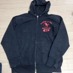値下げ中】FR2梅 クロムハーツ zipパーカー ブラック - メルカリ