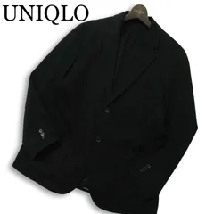 24SS★ UNIQLO ユニクロ 通年★ 【コンフォート2Bジャケット】  アンコン テーラード Sz.L メンズ 黒 ブラックのサムネイル
