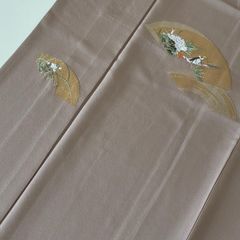 5-54 夏帯 夏物 開き名古屋帯 美品 正絹 着物 鳥模様 - メルカリ
